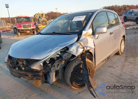 2010 Nissan Versa 1.8S from USA, damaged, VIN 3N1BC1CP9AL434195